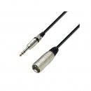 Adam Hall Cables K3BMV0100, XLR male auf 6,3mm Kl. st., 1m