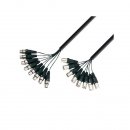 Adam Hall Multicore Kabel - 8 x XLR male auf 8 x XLR...
