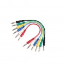 Adam Hall Patchkabel-Set 6,3mm Klinke stereo / 6,3mm...