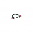 Klotz AT-CCA0050 Audiokabel Cinch - Cinch, gewinkelt, 0,5m